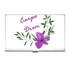 Carpe Diem  Business Card Holders by Valentinaart