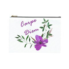 Carpe Diem  Cosmetic Bag (large) 