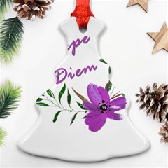 Carpe Diem  Ornament (christmas Tree)  by Valentinaart