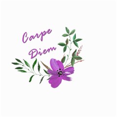 Carpe Diem  Small Garden Flag (two Sides) by Valentinaart