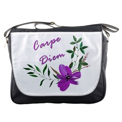 Carpe Diem  Messenger Bags by Valentinaart