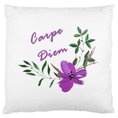 Carpe Diem  Standard Flano Cushion Case (one Side) by Valentinaart