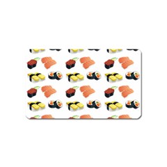 Sushi Pattern Magnet (name Card) by Valentinaart