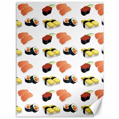 Sushi Pattern Canvas 36  X 48   by Valentinaart