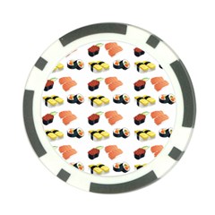 Sushi Pattern Poker Chip Card Guard by Valentinaart