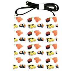 Sushi Pattern Shoulder Sling Bags by Valentinaart