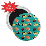 Sushi pattern 2.25  Magnets (10 pack)  Front