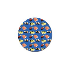 Sushi Pattern Golf Ball Marker (4 Pack) by Valentinaart