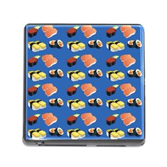 Sushi Pattern Memory Card Reader (square) by Valentinaart