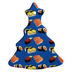 Sushi Pattern Ornament (christmas Tree)  by Valentinaart