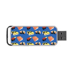 Sushi Pattern Portable Usb Flash (one Side) by Valentinaart