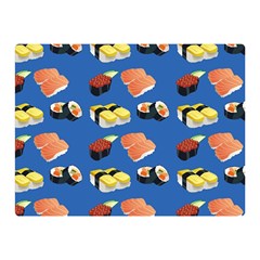 Sushi Pattern Double Sided Flano Blanket (mini)  by Valentinaart