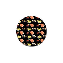 Sushi Pattern Golf Ball Marker by Valentinaart