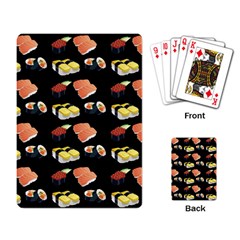 Sushi Pattern Playing Card by Valentinaart