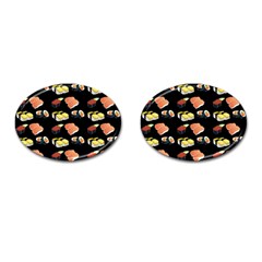 Sushi Pattern Cufflinks (oval) by Valentinaart