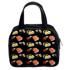 Sushi Pattern Classic Handbags (2 Sides) by Valentinaart