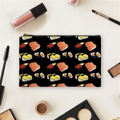 Sushi Pattern Cosmetic Bag (medium)  by Valentinaart