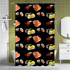 Sushi Pattern Shower Curtain 48  X 72  (small)  by Valentinaart