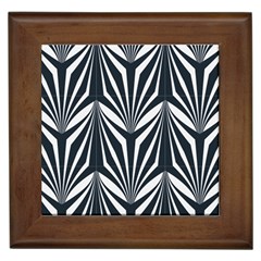 Art Deco, Black,white,graphic Design,vintage,elegant,chic Framed Tiles by NouveauDesign