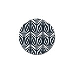 Art Deco, black,white,graphic design,vintage,elegant,chic Golf Ball Marker Front