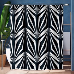 Art Deco, Black,white,graphic Design,vintage,elegant,chic Shower Curtain 60  X 72  (medium)  by NouveauDesign