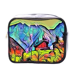 Magic cube abstract art Mini Toiletries Bags