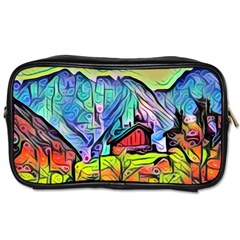 Magic cube abstract art Toiletries Bags 2-Side