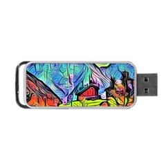 Magic Cube Abstract Art Portable Usb Flash (two Sides) by NouveauDesign