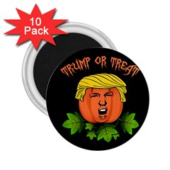 Trump Or Treat  2 25  Magnets (10 Pack)  by Valentinaart