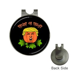 Trump Or Treat  Hat Clips With Golf Markers by Valentinaart