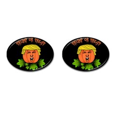 Trump Or Treat  Cufflinks (oval) by Valentinaart