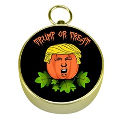 Trump Or Treat  Gold Compasses by Valentinaart