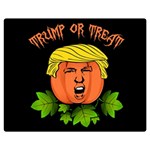 Trump or treat  Double Sided Flano Blanket (Medium)  60 x50  Blanket Back