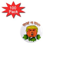 Trump Or Treat  1  Mini Magnets (100 Pack)  by Valentinaart