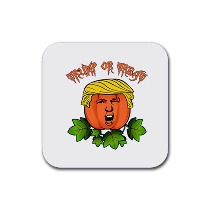 Trump or treat  Rubber Coaster (Square) 