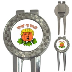 Trump Or Treat  3-in-1 Golf Divots by Valentinaart