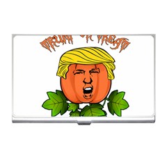 Trump Or Treat  Business Card Holders by Valentinaart