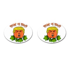 Trump Or Treat  Cufflinks (oval) by Valentinaart