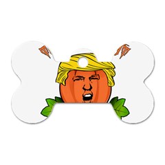 Trump Or Treat  Dog Tag Bone (two Sides) by Valentinaart