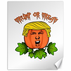 Trump Or Treat  Canvas 11  X 14   by Valentinaart