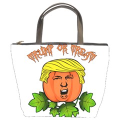 Trump Or Treat  Bucket Bags by Valentinaart