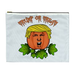 Trump Or Treat  Cosmetic Bag (xl) by Valentinaart