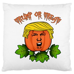 Trump Or Treat  Large Cushion Case (one Side) by Valentinaart