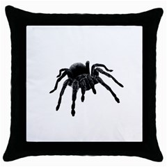 Tarantula Throw Pillow Case (black) by Valentinaart