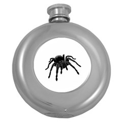 Tarantula Round Hip Flask (5 Oz) by Valentinaart