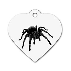 Tarantula Dog Tag Heart (one Side) by Valentinaart