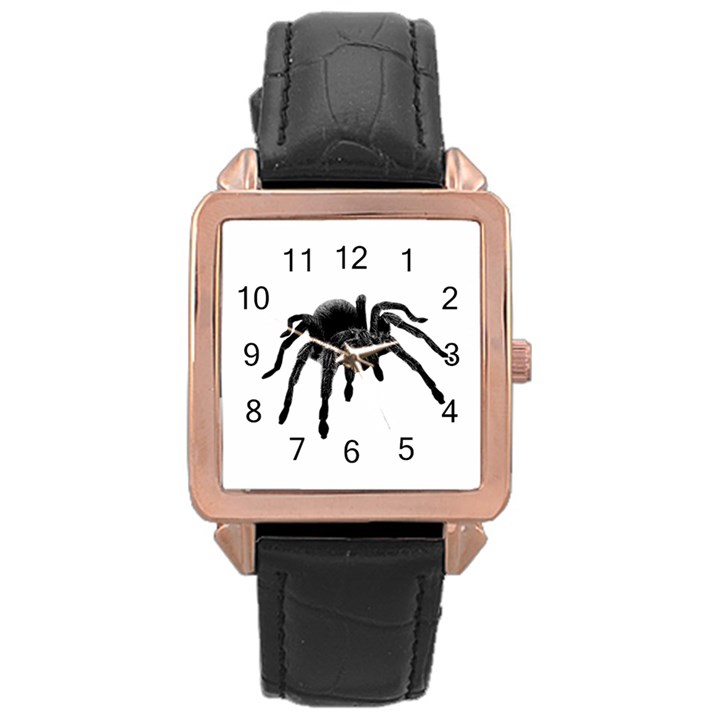 Tarantula Rose Gold Leather Watch 