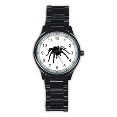 Tarantula Stainless Steel Round Watch by Valentinaart