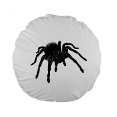 Tarantula Standard 15  Premium Flano Round Cushions by Valentinaart