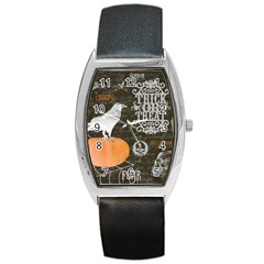 Vintage Halloween Barrel Style Metal Watch by Valentinaart